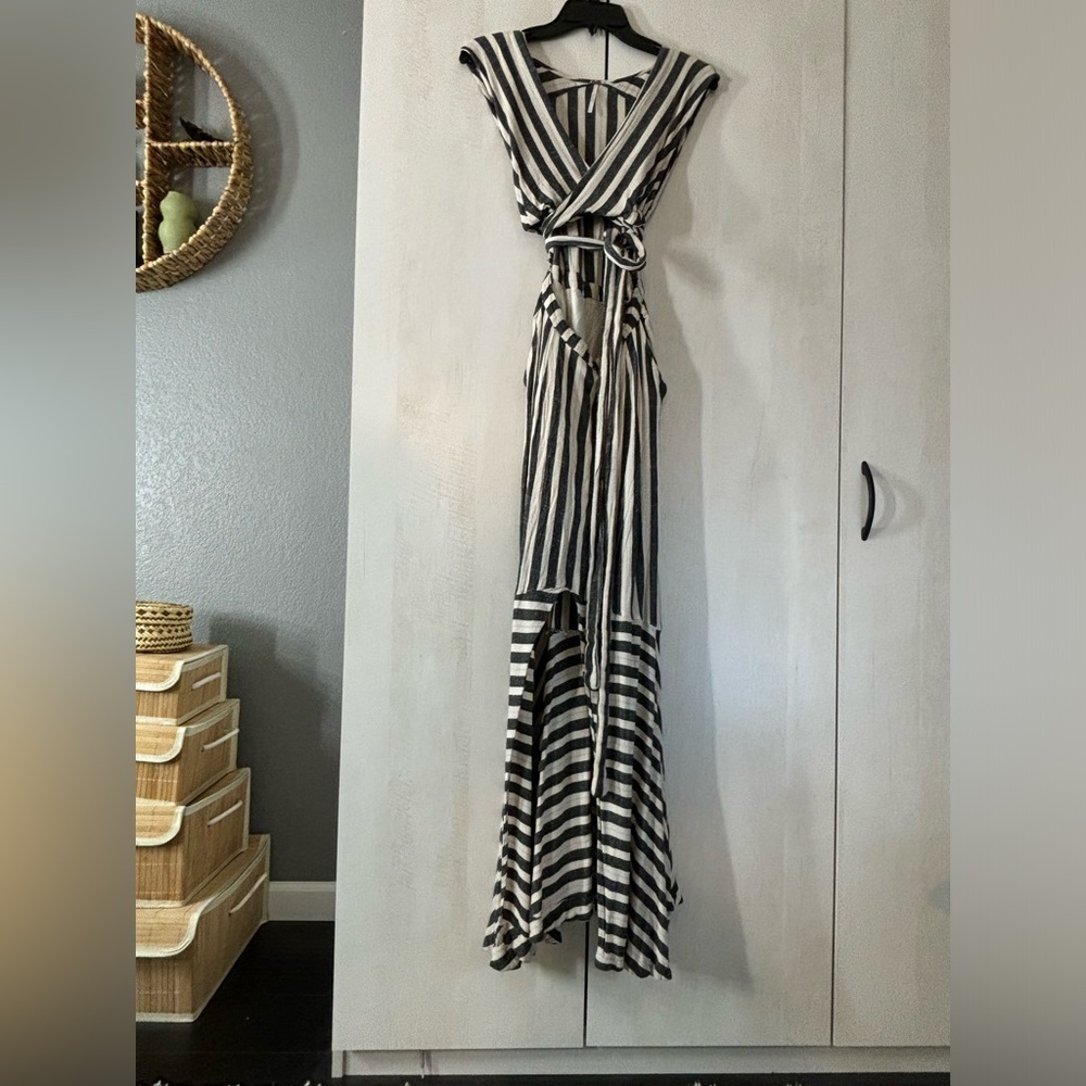 Free People LA Babe Striped Maxi Dress
